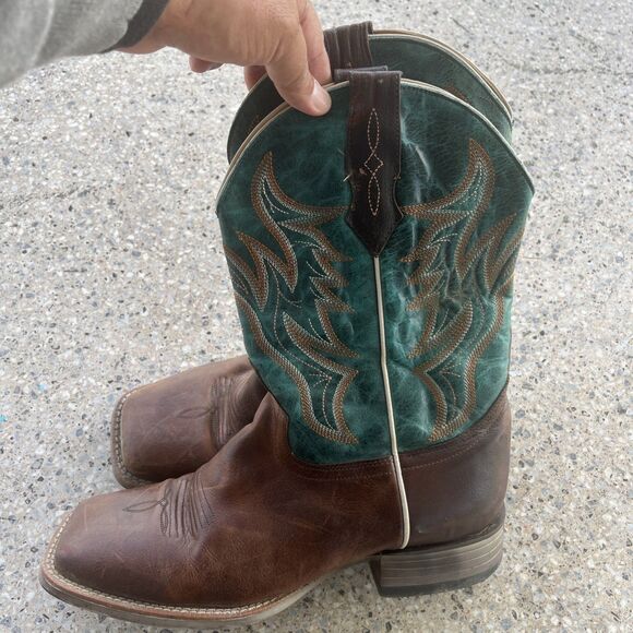 CODY JAMES Men's Leather Boots Hoverfly Broad Square Toe Western Boots 10.5 D - Picture 5 of 9